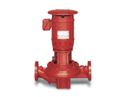 Inline fire pump