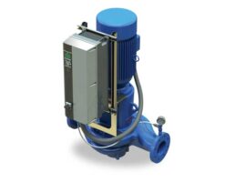 Inline pump with VFD